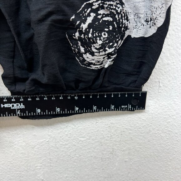 My Soul ladies pants small black white Danish lagonlook boho relaxed Art to wear - Picture 8 of 13